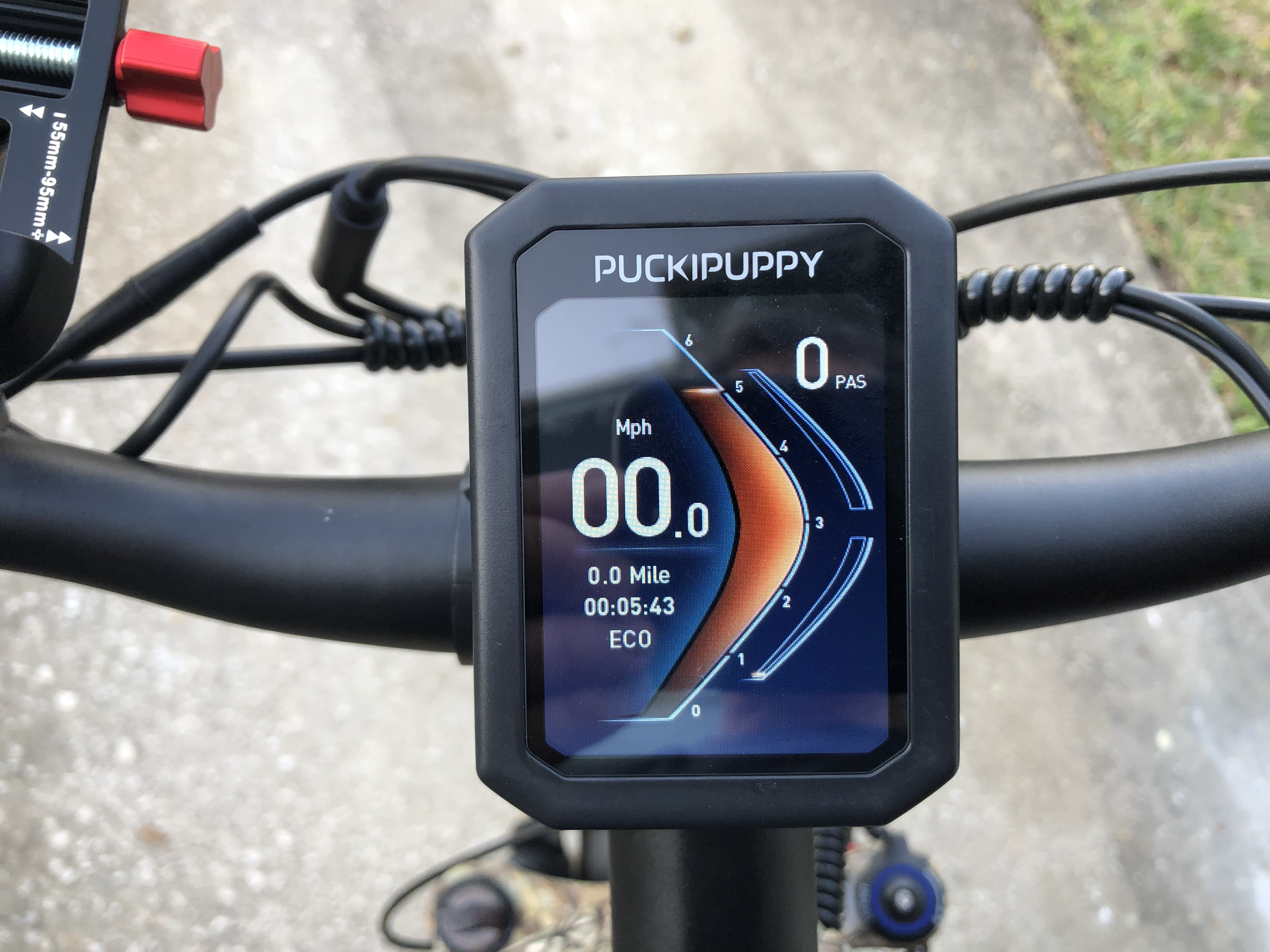 Puckipuppy Beagle eBike display 